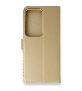 Samsung Galaxy S20 Ultra Trend S Plus Kapaklı Kılıf - Gold