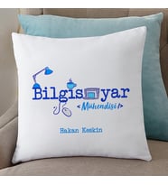 Kişiye Özel Bilgisayar Mühendislerine Özel Kare Yastık