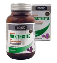 Nondo Advanced Milk Thistle With Turmeric + Choline 60 Kapsül