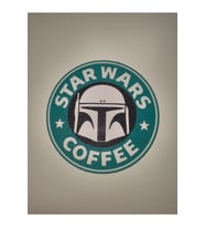 Star Wars Kahve Tasarımlı Bardak Altlıkları
