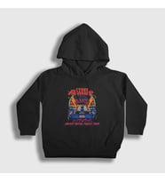 Presmono Unisex Çocuk Siyah Tour Steel Panther Kapüşonlu Sweatshirt 389271tt