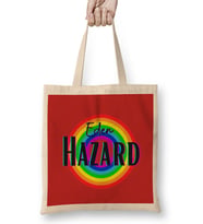 Eden Hazard - Vintage Retro Rainbow Style Bez Çanta Uzun Saplı