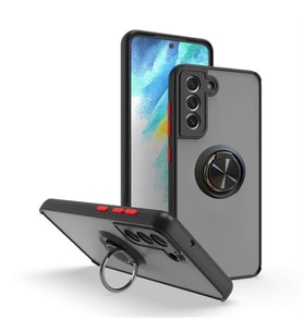 Coverzone Samsung Galaxy A54 ile uyumlu K?l?f Thunder Hux Y�z�kl� Kapak ??k ve Dekoratif Model Stand Olabilen 360� D�nebilen Y�z�k Aparat? ve Kamera Korumal? Y�kseltilmi? Thunder Hux Kapak