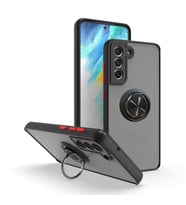 Coverzone Samsung Galaxy A54 ile uyumlu K?l?f Thunder Hux Y�z�kl� Kapak ??k ve Dekoratif Model Stand Olabilen 360� D�nebilen Y�z�k Aparat? ve Kamera Korumal? Y�kseltilmi? Thunder Hux Kapak
