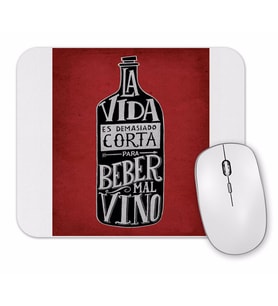 Vino Solo Bueno Mouse Pad