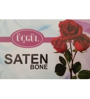 Üçgül Saten Bone (Beyaz)