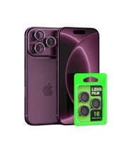 Apple iPhone 18 Pro Max Raze Metal Kamera Lens - Bordo