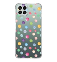 PrintiFy Samsung Galaxy M33 Uyumlu Water Color 6 Baskılı Şeffaf Köşe Korumalı Antişok Kılıf