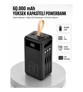 Mey İthalat® Güvenlik Korumalı Hızlı Şarj Özellikli Powerbank Yeni Nesil