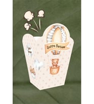 Ayıcık Temalı *Popcorn (mısır) Kutusu *8'li Paket