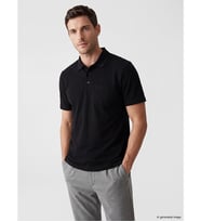 LCWAIKIKI Classic Siyah Polo Yaka Pike Erkek Tişört