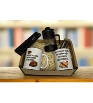 ÖĞRETMENLER GÜNÜ HEDİYE SETİ (BARDAK, KALEMLİK, KALEM, FRENCH PRESS, FİLTRE KAHVE, YEŞİL ÇAY) (Çok Renkli-Beyaz)