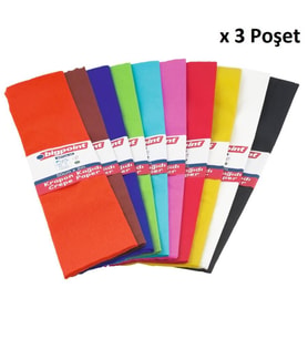 Bigpoint Krapon Kağıdı Karışık 10 Renk x 3 Poşet