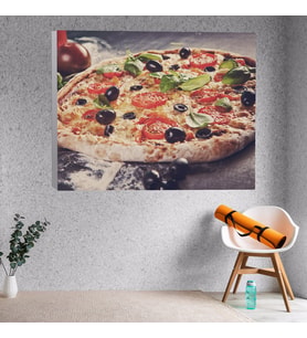 Pizza Kanvas Tablo