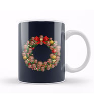 Nigel Farage UKIP Multiface Christmas Wreath Kupa Bardak Porselen