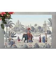 Otantik Manzara Amerikan Servis 4'lü Set 35X50CM