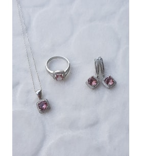 Sultanit Taşlı Gümüş Set