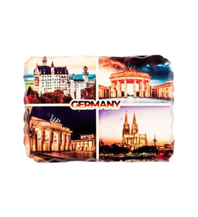 Almanya Temalı Kırık Magnet (Karışık)