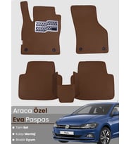 Volkswagen Polo (2017-2025) Uyumlu EVA Paspas Tam Set–Araca Özel,Su Geçirmez,Hızlı ve Kolay Montaj