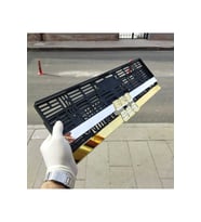 PLAKALIK BBS TAKMATİK PİYANO BLACK LAZER KESİM PLEKSİ (ÇİFT)