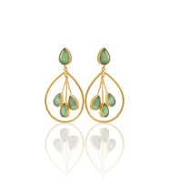 Kadir Jewellery 22 Ayar Altın Kaplama Kadın Sallantılı Küpe -El İşçiliği Ve Hipoalerjenik Küpe