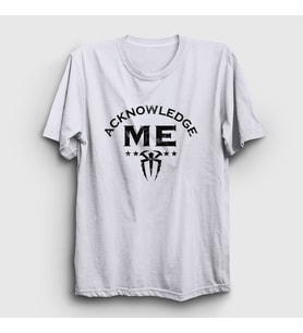 Presmono Unisex Beyaz Acknowledge Me Wwe Roman Reigns T-Shirt 451558tt (Beyaz)