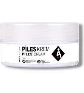 Piles Cream Bitkisel Içerikli Anında Etkili Bakım 50 ml
