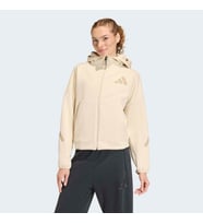 adidas KE4746 W Z.N.E. FZ Kadın Eşofman Üstü (Bej)