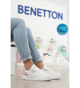 United Colors Of Benetton Beyaz Memory Foam Kadın Spor Ayakkabı BNI-11201 G