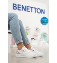 United Colors Of Benetton Beyaz Memory Foam Kadın Spor Ayakkabı BNI-11201 G