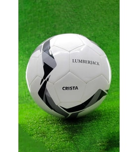 Lumberjack Crısta Dikişli Futbol Topu No:5 (Beyaz)