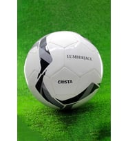 Lumberjack Crısta Dikişli Futbol Topu No:5 (Beyaz)