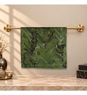 e38 EL İŞÇİLİĞİ KADIN RENKLİ EBRU EŞARP 94*94 cm - 6724