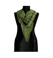 e38 EL İŞÇİLİĞİ KADIN RENKLİ EBRU EŞARP 94*94 cm - 6724