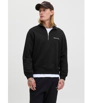 JORNORREBRO EMB SWEAT HIGH NECK NOOS Black