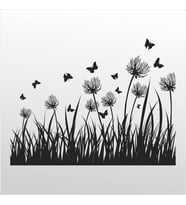 Folyo Sticker Kelebek 130cm Uzunluk (Karışık)