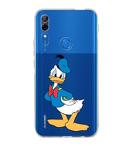 Huawei P Smart z  Kamera korumalı Kapak Donald Duck Tasarımlı  Şeffaf Kılıf