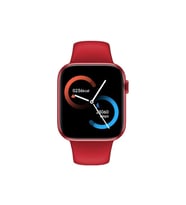 Hw56 Plus Kırmızı Smart Watch 7 Akıllı Saat Wireless Charging Çift Buton Aktif Her Telefona Uyumlu