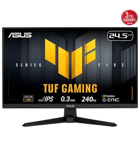 ASUS 24.5 FAST IPS TUF GAMING VG259QM5A 0.3MS 240hz HDMI-DP Gaming Monitör (1920 X 1080)