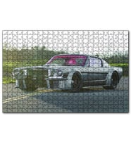 Cakapuzzle  Ford Mustang Fastback Alternatif  Puzzle Yapboz MDF (Ahşap) (120 Parça)