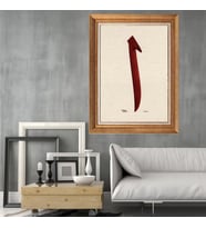 Altın Paspartulu Çerçeveli Tablo C437 (Gold)