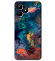 Realme C53 Kılıf HD Desen Baskılı Kılıf - Color Storm