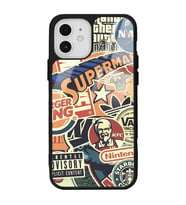 iPhone 12 Pro Retro Marka Tasarımlı Glossy Telefon Kılıfı