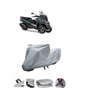 Piaggio MP3 530  Gri Motosiklet Brandası ARKA ÇANTA UYUMLU DEĞİLDİR