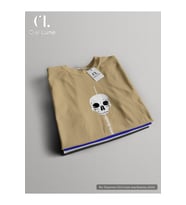 Nevermind Unisex Soul Black Özel Tasarım - Oversize T-Shirt (Bej)