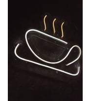kahve coffee neon led tabela kahveci tabelası
