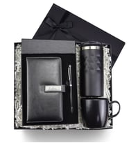 Özel Kutulu Defter Seti & Termos & Kupa Premium Hediye Seti