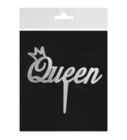 PASTA SÜSÜ PLEKSİ QUEEN GÜMÜŞ PK:1-