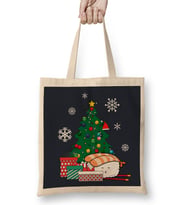 Happy Sushi Around The Christmas Tree Bez Çanta Uzun Saplı
