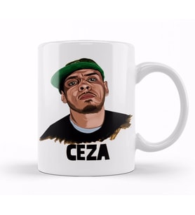 Ceza İllustrasyon Kupa Bardak Porselen